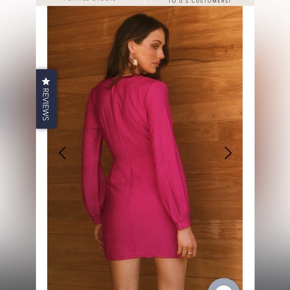 Seven Wonders - Wyatt Mini Dress (Fuchsia) - Picture 4 of 10